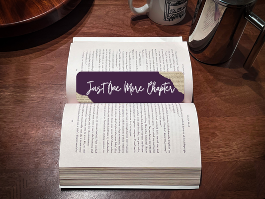 Just One More Chapter Bookmark