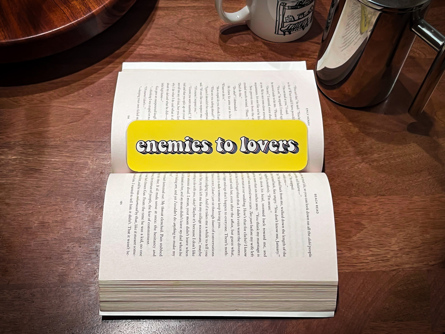 Enemies to Lovers Bookmark