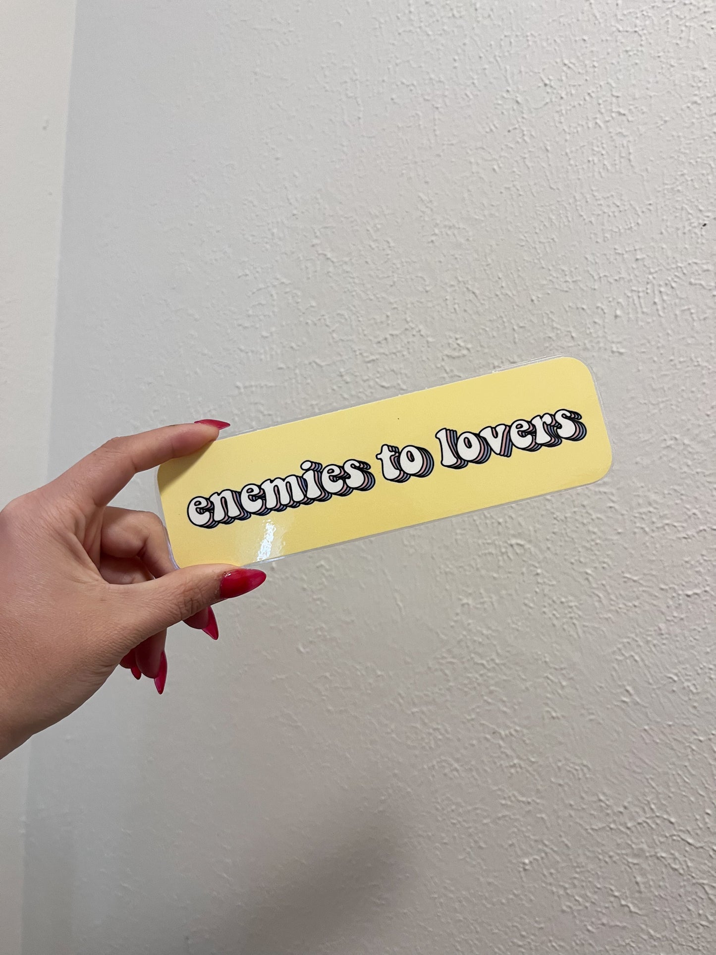 Enemies to Lovers Bookmark